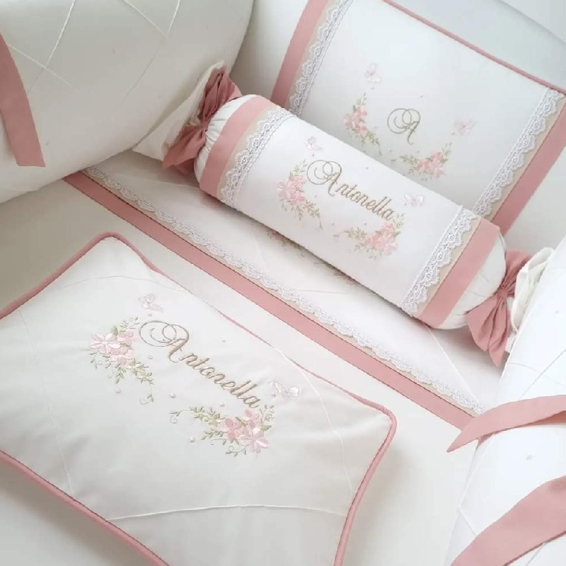 set de cuna para bebé niña protectores clásicos en Lima Perú