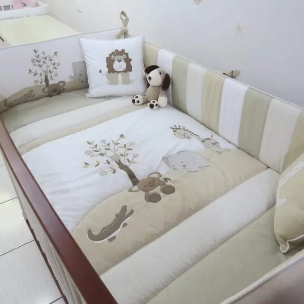 Set de cuna con Protectores clásicos para Niño - Imagen 12