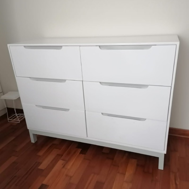 cómoda cambiador seis cajones gavetas