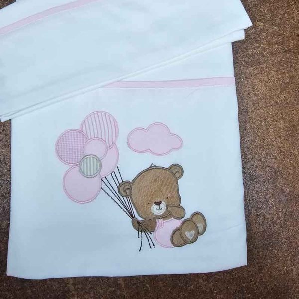 Juego de sabanas de cuna animales de la selva niña blanco en Lima Perú