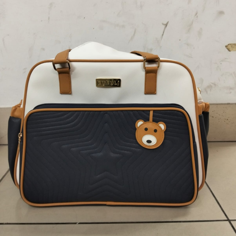 Pañalera para NIÑO azul y blanco en Lima Peru